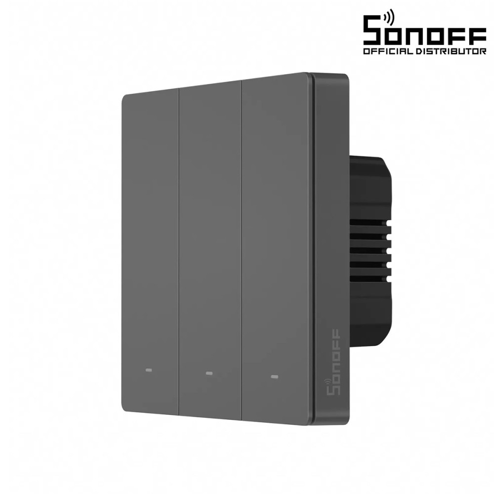GloboStar® 80092 SONOFF M5-3C-86 SwitchMan Mechanical Smart Switch WiFi & Bluetooth AC 100-240V Max 6A 1320W (2A-Way) 3 Way